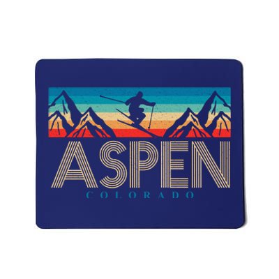 Aspen Colorado Ski Sunset Mountain Mousepad