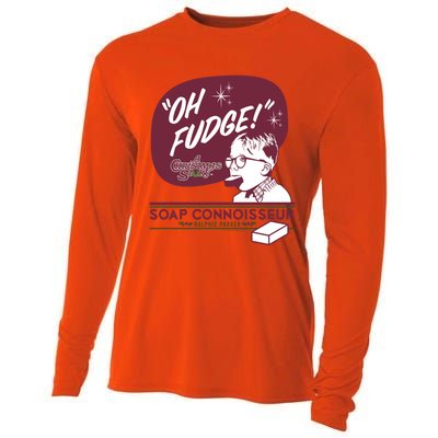 A Christmas Story Oh Fudge Soap Connoisseur Gift Cooling Performance Long Sleeve Crew