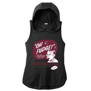 A Christmas Story Oh Fudge Soap Connoisseur Gift Ladies PosiCharge Tri-Blend Wicking Draft Hoodie Tank