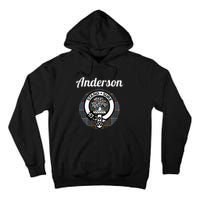 Anderson Clan Scottish Name Coat Of Arms Tartan Tall Hoodie