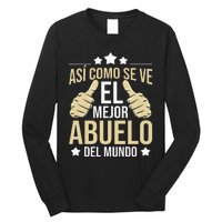 Así Como Se Ve El Mejor Abuelo Del Mundo Grandfather Dad Long Sleeve Shirt