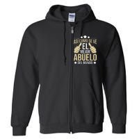 Así Como Se Ve El Mejor Abuelo Del Mundo Grandfather Dad Full Zip Hoodie