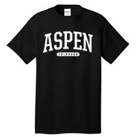 Aspen Colorado Souvenirs College Style Aspen Colorado Souvenir Gift Tall T-Shirt