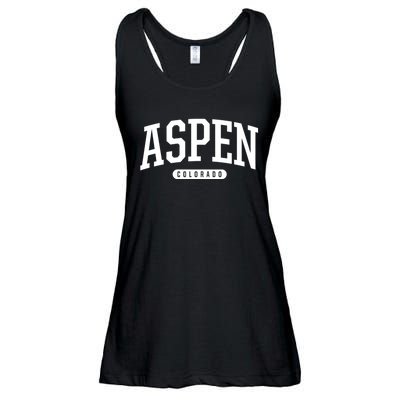 Aspen Colorado Souvenirs College Style Aspen Colorado Souvenir Gift Ladies Essential Flowy Tank