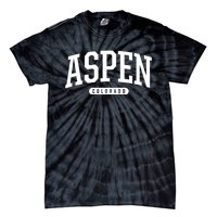 Aspen Colorado Souvenirs College Style Aspen Colorado Souvenir Gift Tie-Dye T-Shirt