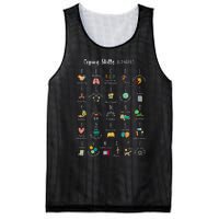 ABC Coping Skills Alphabet Self Care Tal Health Awareness Mesh Reversible Basketball Jersey Tank