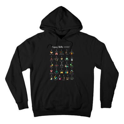 ABC Coping Skills Alphabet Self Care Tal Health Awareness Tall Hoodie