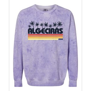 Algeciras Cadiz Spain Retro Tourism Gift Colorblast Crewneck Sweatshirt