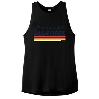 Algeciras Cadiz Spain Retro Tourism Gift Ladies PosiCharge Tri-Blend Wicking Tank