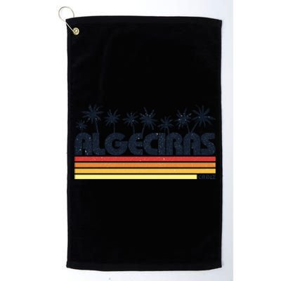 Algeciras Cadiz Spain Retro Tourism Gift Platinum Collection Golf Towel