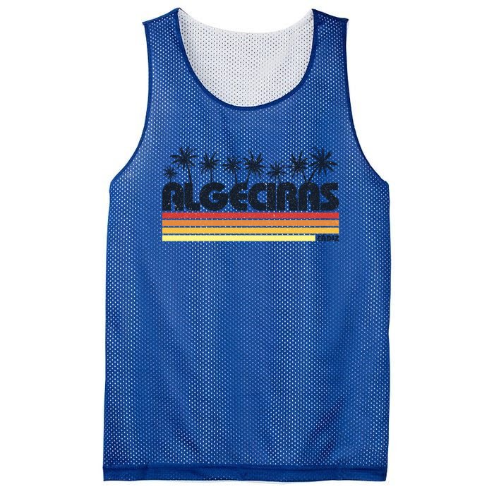 Algeciras Cadiz Spain Retro Tourism Gift Mesh Reversible Basketball Jersey Tank