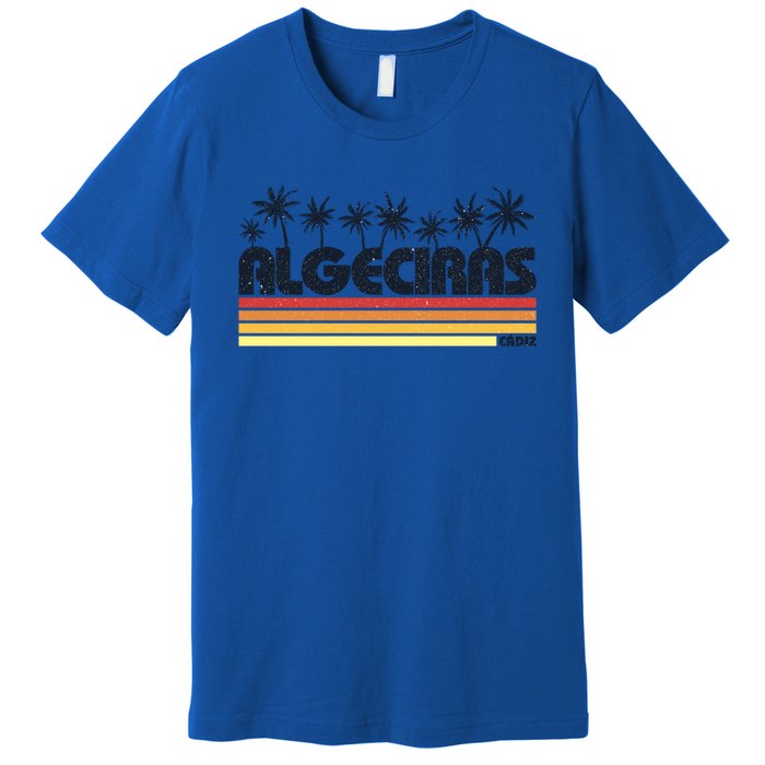 Algeciras Cadiz Spain Retro Tourism Gift Premium T-Shirt