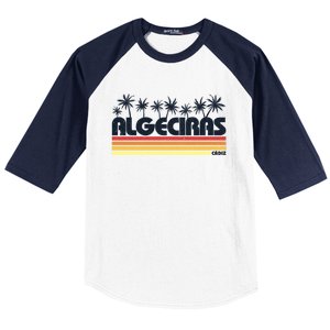 Algeciras Cadiz Spain Retro Tourism Gift Baseball Sleeve Shirt