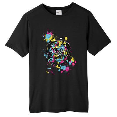 Astronaut Cat Space Kitty Graphic Unisex Adult Gift Tall Fusion ChromaSoft Performance T-Shirt