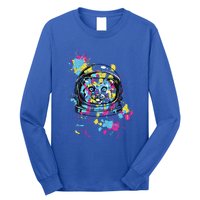 Astronaut Cat Space Kitty Graphic Unisex Adult Gift Long Sleeve Shirt