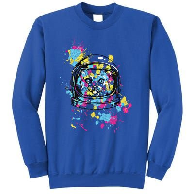 Astronaut Cat Space Kitty Graphic Unisex Adult Gift Tall Sweatshirt