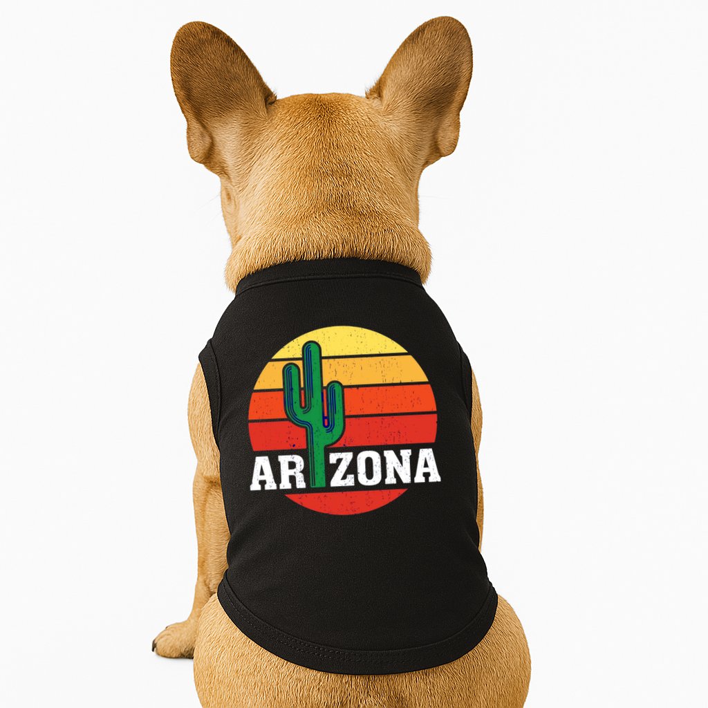 Arizona Cactus Sunset Doggie Tank