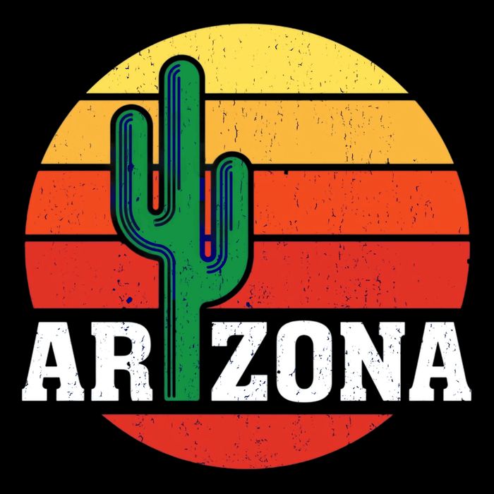 Arizona Cactus Sunset Doggie Tank