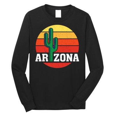 Arizona Cactus Sunset Long Sleeve Shirt