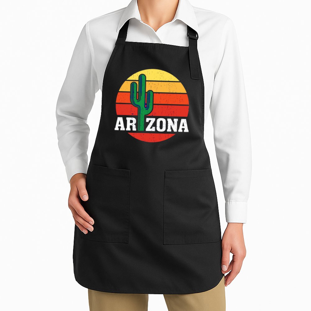 Arizona Cactus Sunset Apron