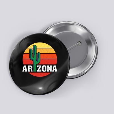 Arizona Cactus Sunset Button