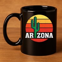 Arizona Cactus Sunset 11oz C Handle Ceramic Mug