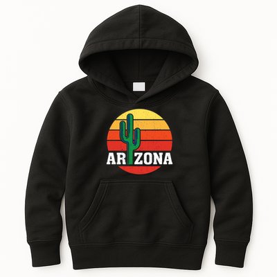 Arizona Cactus Sunset Kids Hoodie