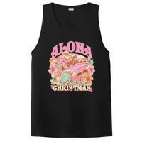 Aloha Christmas Santa Claus Surfing Hawaiian Mele Kalikimaka PosiCharge Competitor Tank