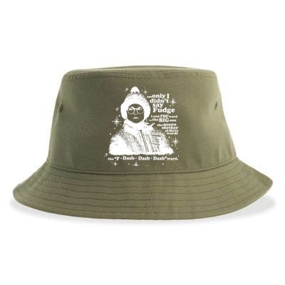 A Christmas Story Only I Didn't Say Fudge Gift Sustainable Bucket Hat