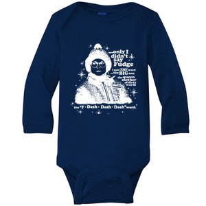 A Christmas Story Only I Didn't Say Fudge Gift Baby Long Sleeve Bodysuit