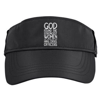 Animal Control Strongest Animal Control Officer Adult Drive Performance Visor