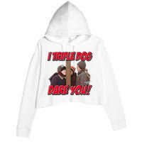 A Christmas Story I Triple Dog Dare You Crop Fleece Hoodie