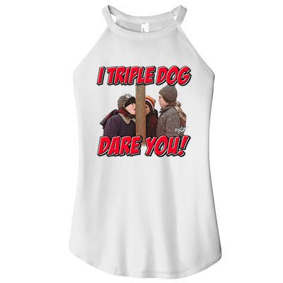 A Christmas Story I Triple Dog Dare You Women’s Perfect Tri Rocker Tank