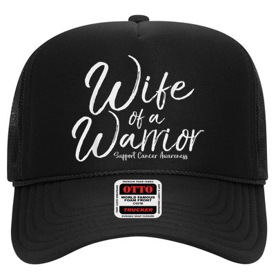 Awareness Cancer Support Gift For Husband Wife Of A Warrior Trucker Hat