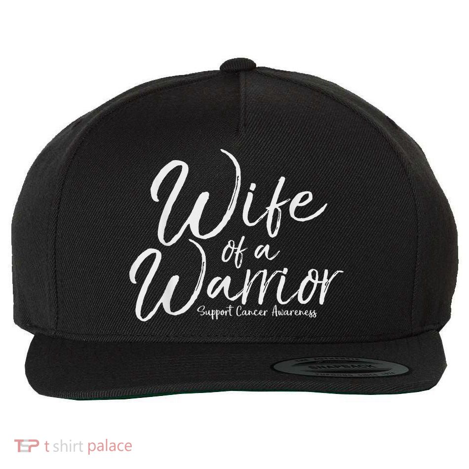 Awareness Cancer Support Gift For Husband Wife Of A Warrior Wool Snapback Cap