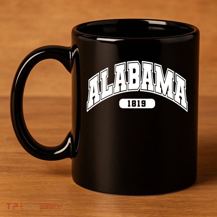 Alabama Collegiate Style 1819 11oz C Handle Ceramic Mug