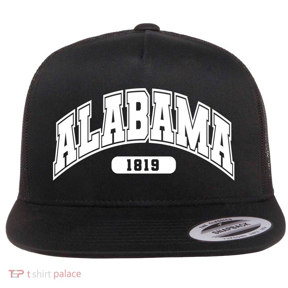 Alabama Collegiate Style 1819 Flat Bill Trucker Hat