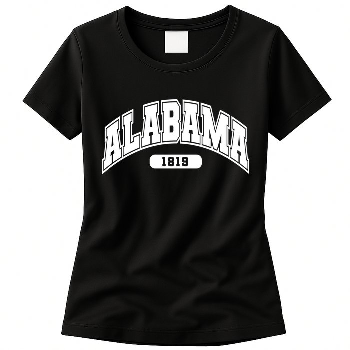Alabama Collegiate Style 1819 Womens T-Shirt