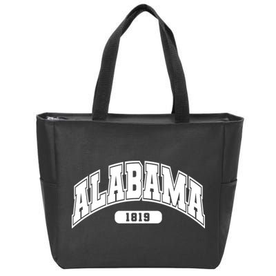 Alabama Collegiate Style 1819 Zip Tote Bag