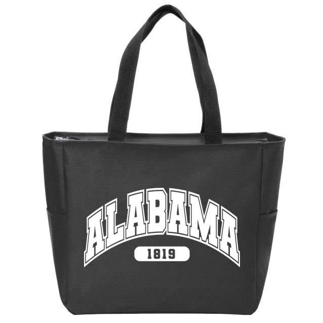 Alabama Collegiate Style 1819 Zip Tote Bag