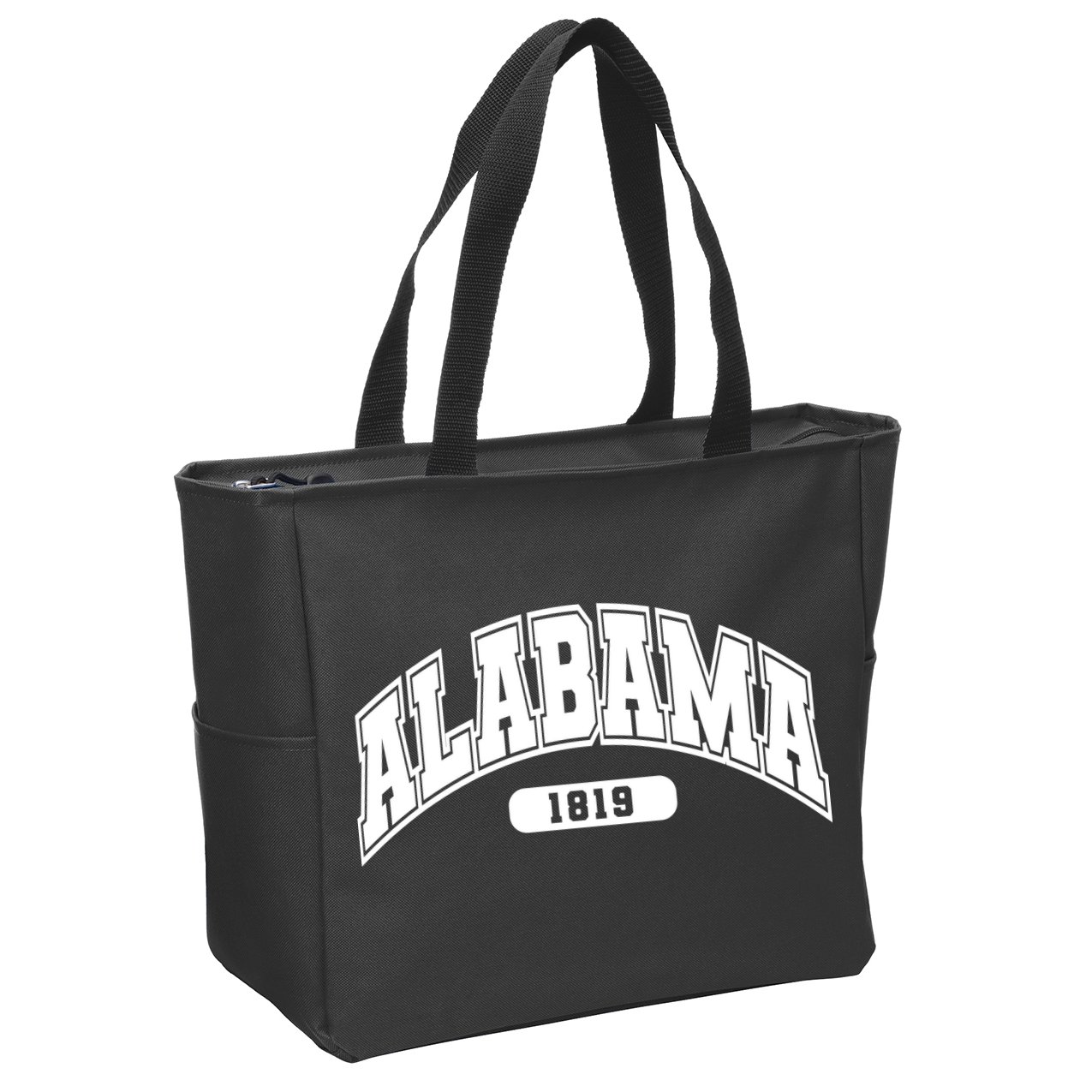 Alabama Collegiate Style 1819 Zip Tote Bag
