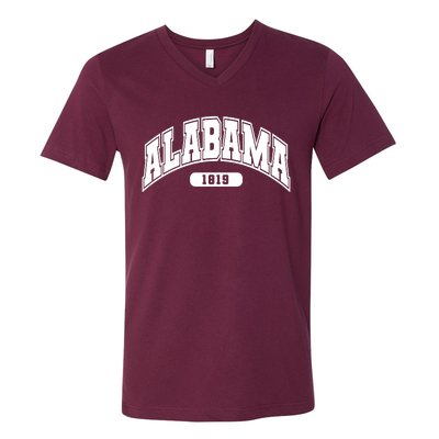 Alabama Collegiate Style 1819 V-Neck T-Shirt