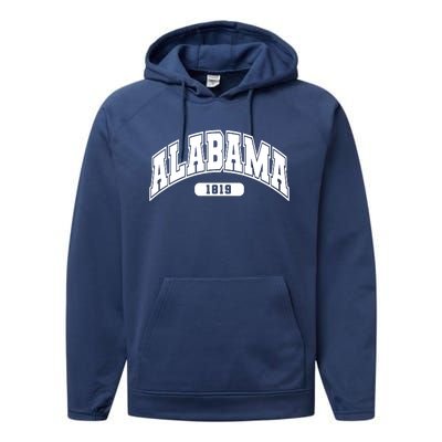 Alabama Collegiate Style 1819 Performance Fleece Hoodie