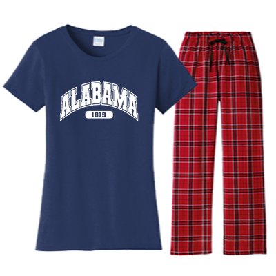 Alabama Collegiate Style 1819 Women's Flannel Pajama Set