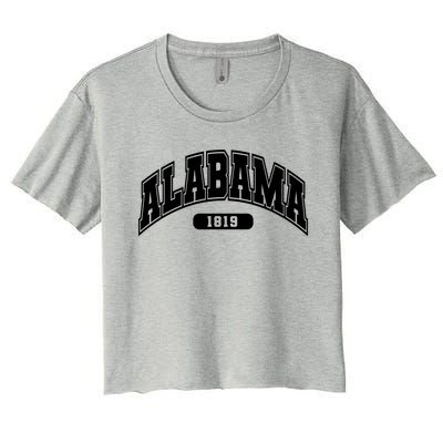 Alabama Collegiate Style 1819 Women's Crop Top Tee