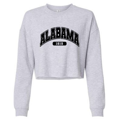 Alabama Collegiate Style 1819 Cropped Pullover Crew