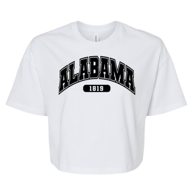 Alabama Collegiate Style 1819 Bella+Canvas Jersey Crop Tee