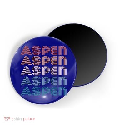 Aspen Colorado Skiing Mountain Retro Great Gift Magnet