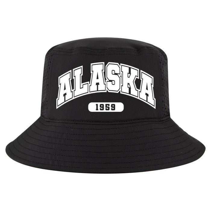 Alaska Collegiate Style 1959 Cool Comfort Performance Bucket Hat