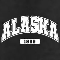 Alaska Collegiate Style 1959 7 Panel Mesh Trucker Snapback Hat